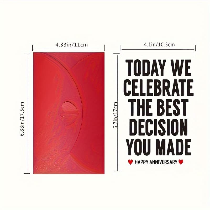 TEMU 1pcs, Unique Men's Birthday & Anniversary Card - Humorous, Greetings For Dad, Husband, Son, Boyfriend - Milestone Celebrations (10th, 20th, 30th, 40th, 50th, 60th, 70th, 80th)