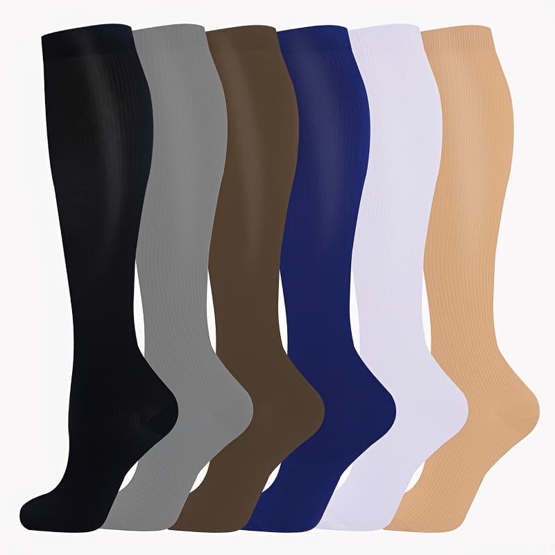 TEMU 6 Pairs Compression Socks Circulation Is Best Athletic And Daily For Men And Women, Running, Climbing