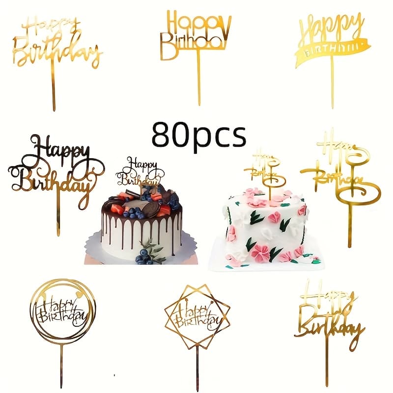TEMU This Birthday Cake Topper Is A Plastic Decoration Suitable For Any Event. It Serves As A Universal Flashing Party Accessory That Electricity And Adds To The Festive Atmosphere