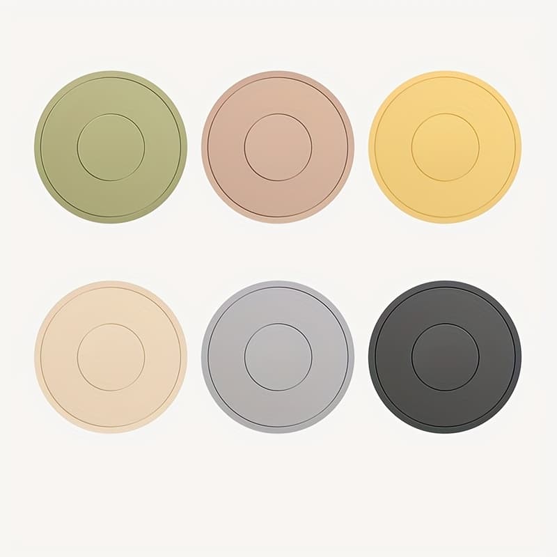 TEMU Silicone Insulation Pad In 6pcs Pack, Multi-functional Heat-resistant Anti-slip Cup Pad, Reusable Kitchen Pad, Heat-resistant Table Pad, Sand Pot Pad, Bowl Pad
