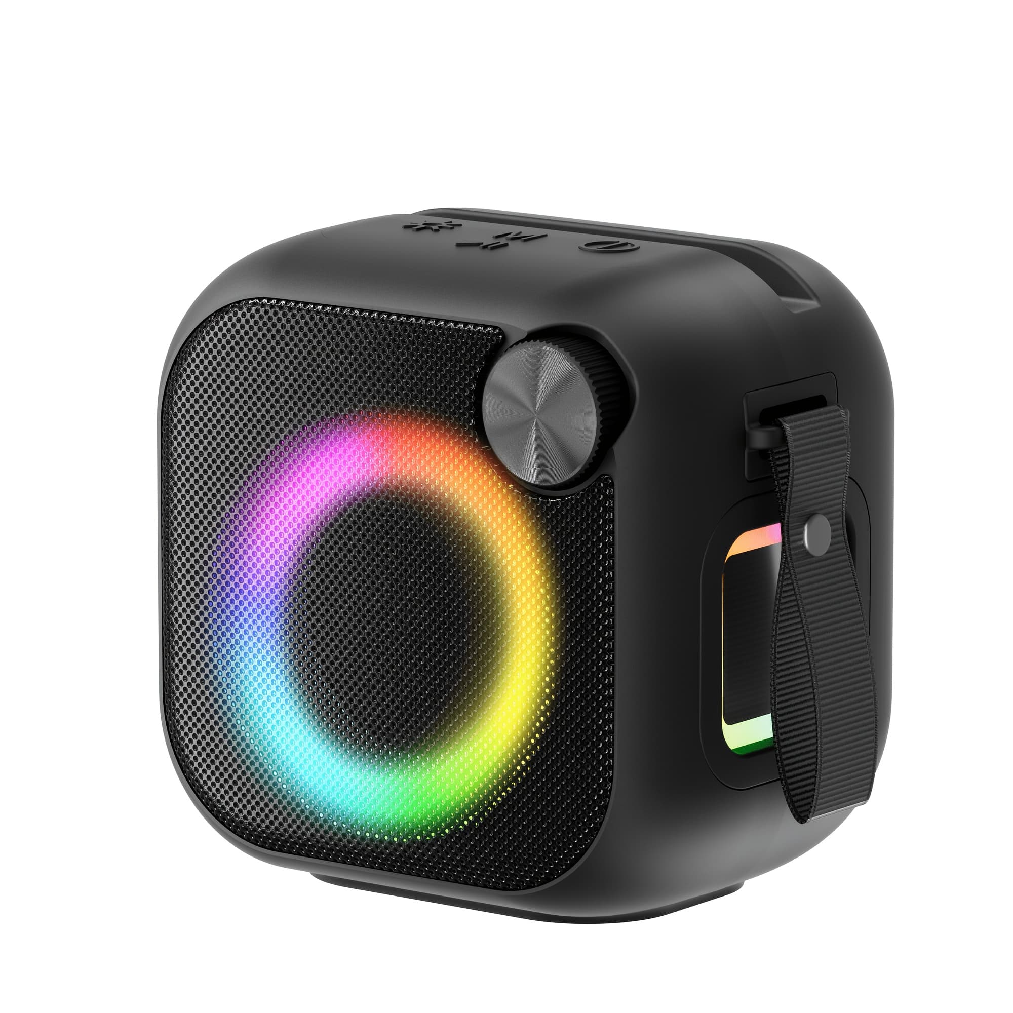 TEMU Portable Wireless Wireless Speaker With Rgb Color-changing & Music Suitable For Gaming, Parties, Usb/tf/aux, Type-c Charging, Compatible For Pc, Smartphone, Tablet, Tv
