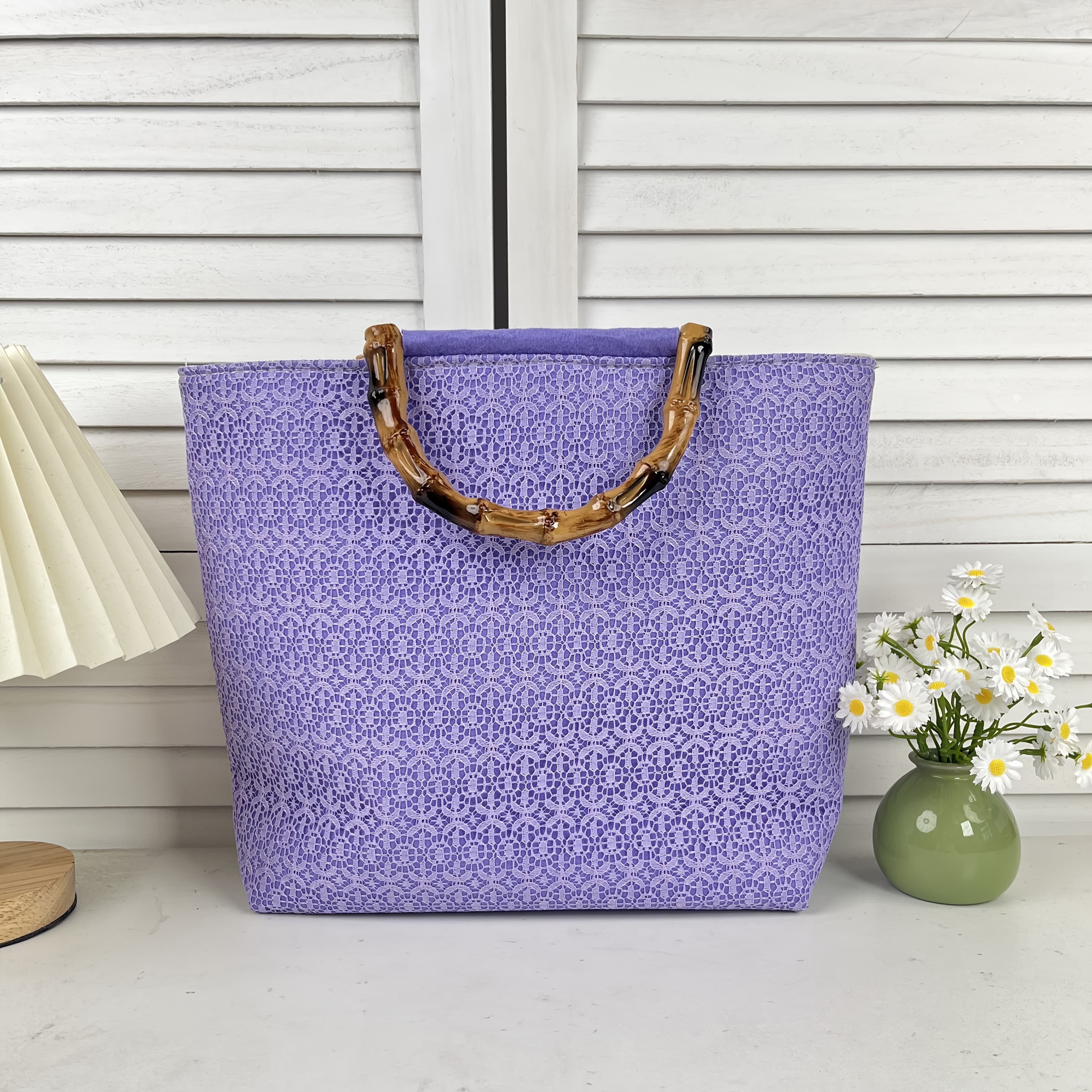 TEMU Stylish Double-layered Embroidered Bag With Mesh Accents, Suitable For And Commuting, Perfect Birthday Or New Year Gift