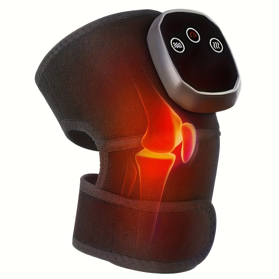 TEMU Knee Pad For Shoulder, Knee, Elbow, Heating And Vibrating Massager, Knee Pad With Massager, Wireless Heating And Vibrating Massage For Knees