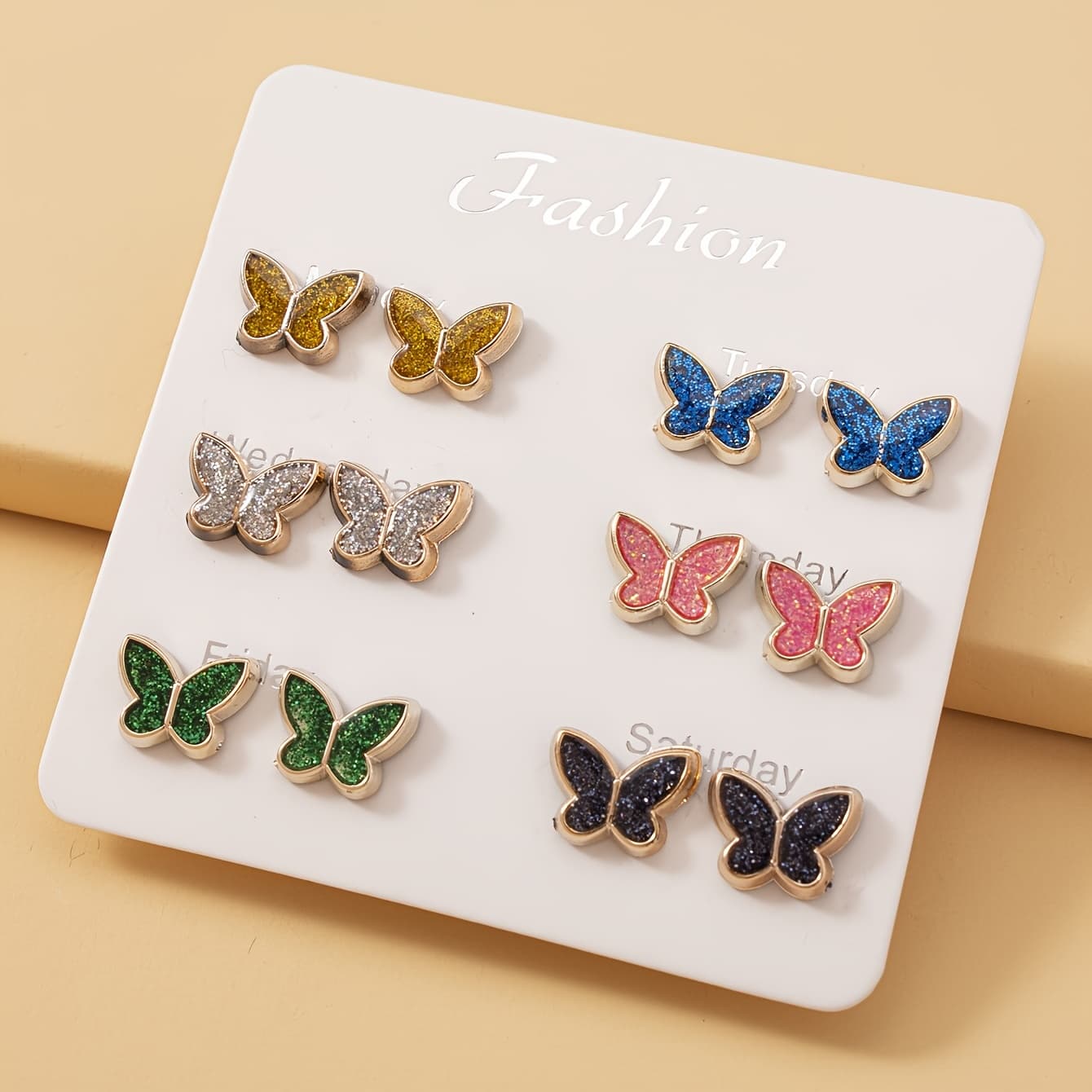 TEMU A 12pcs Set Of Stylish, Cute, And Simple Women's Jewelry, Suitable For Daily Wear And Holiday Occasions, Multi-piece Gift Set, Vacation Stud Earrings Set