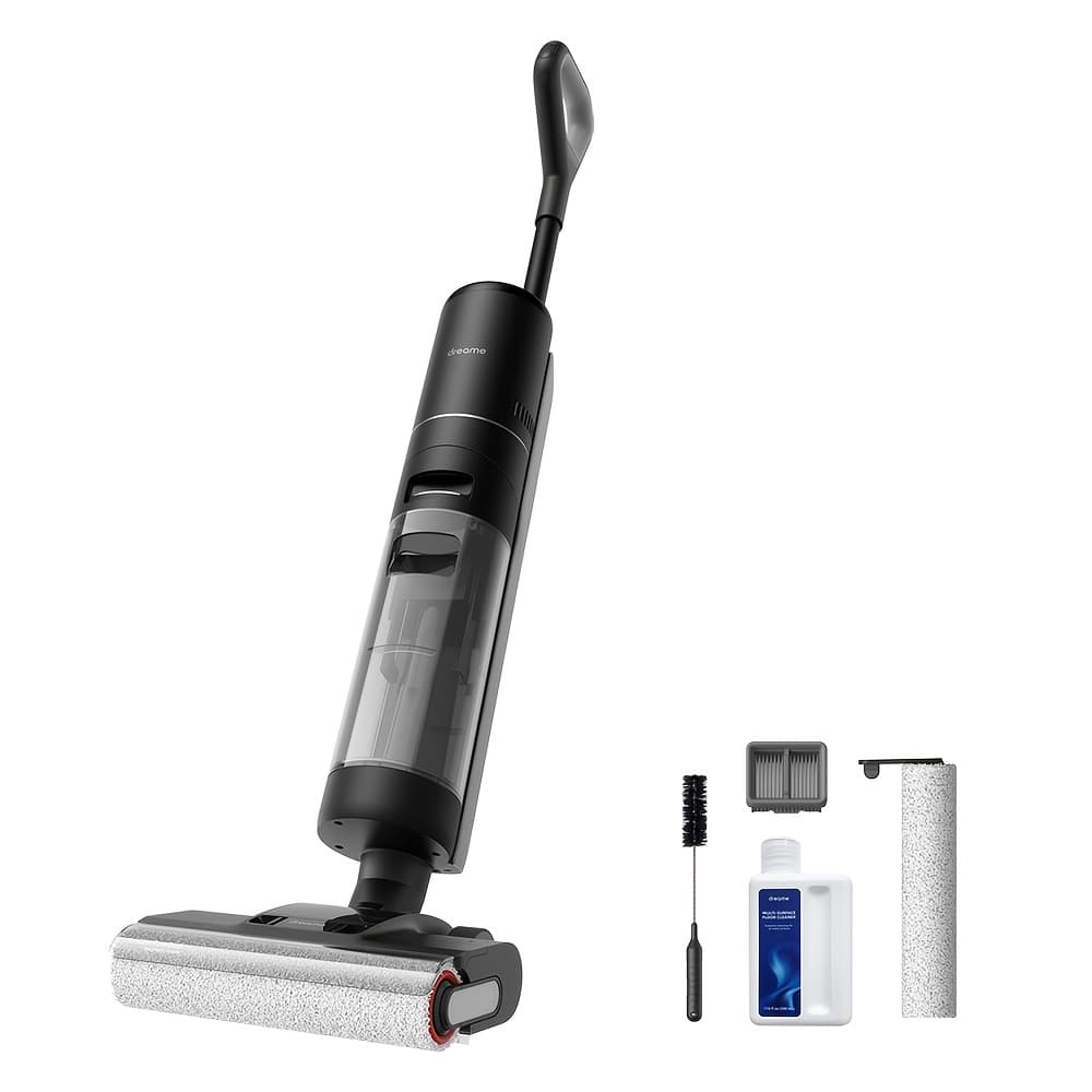 TEMU Refurbished Dreame Wet Dry Vacuum Cleaner, Cordless Vacuum Mop All In One, Cleaner For Hard Floor, Edge To Edge Cleaning With Hot Air Drying