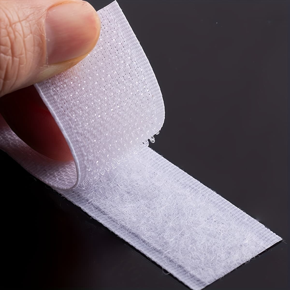 TEMU 200cm Long / 78.74inch Long Fastener For Shoes And Clothes, Hook Side And Loop Side Nylon