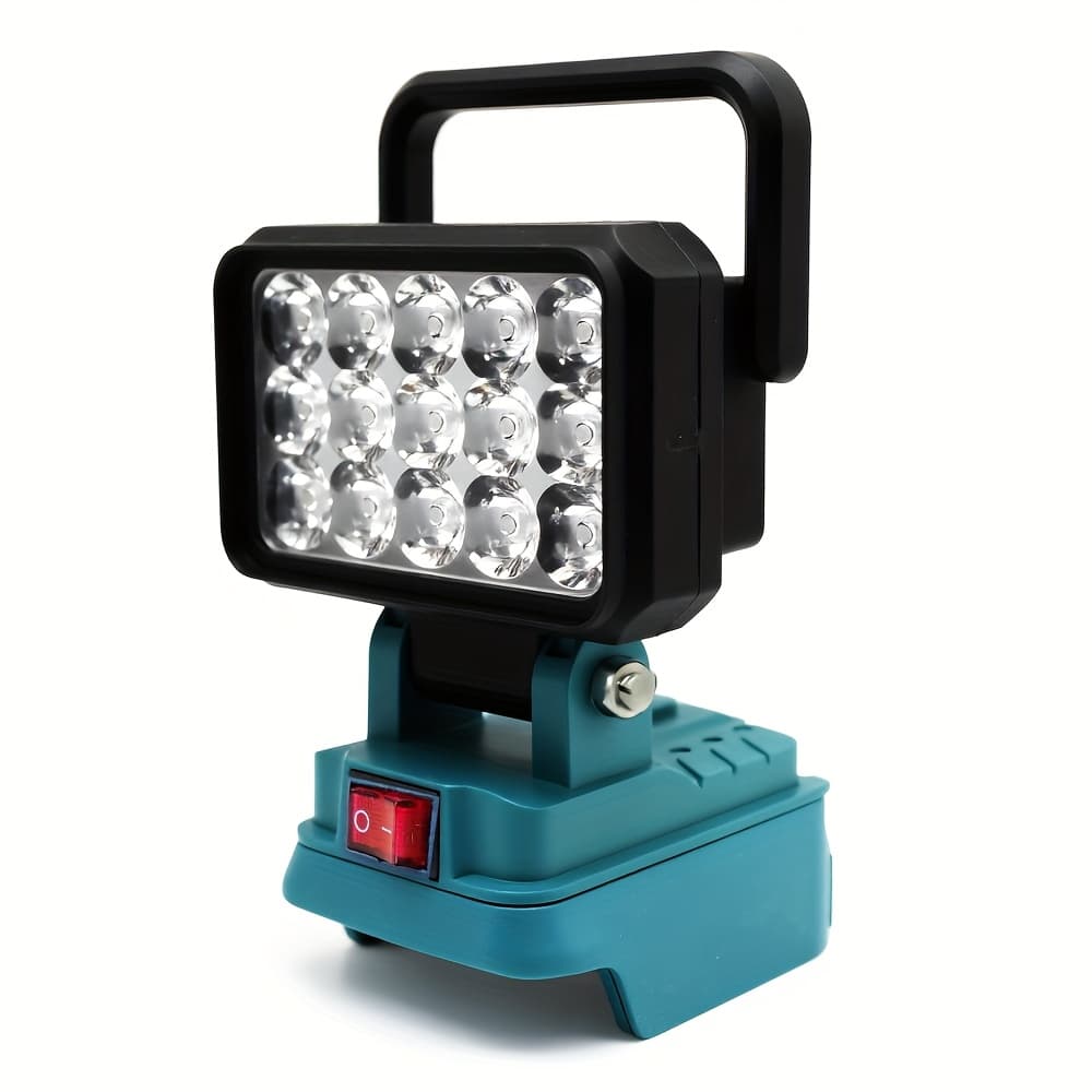 TEMU 15 Beads Led Working Light Spotlight Portable Lamp Hand Lantern For Makita 18v Li-