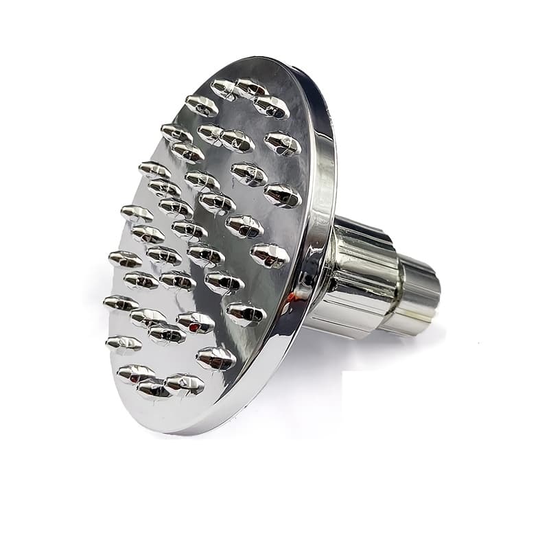 TEMU 1pc 4-inch Round High-pressure Shower Head - Powerful Luxury Bathroom Shower Head, Easy-to-install Premium Bathroom Accessory,for Shower Use Only