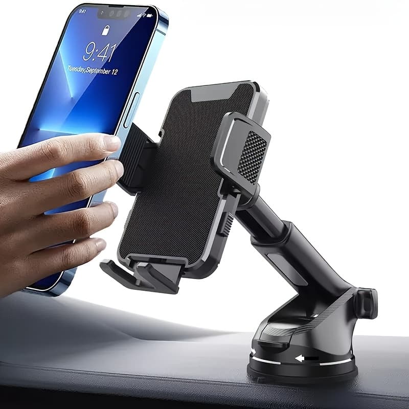TEMU Car Phone Mount With A Suction Cup For New Gadgets, Offering A