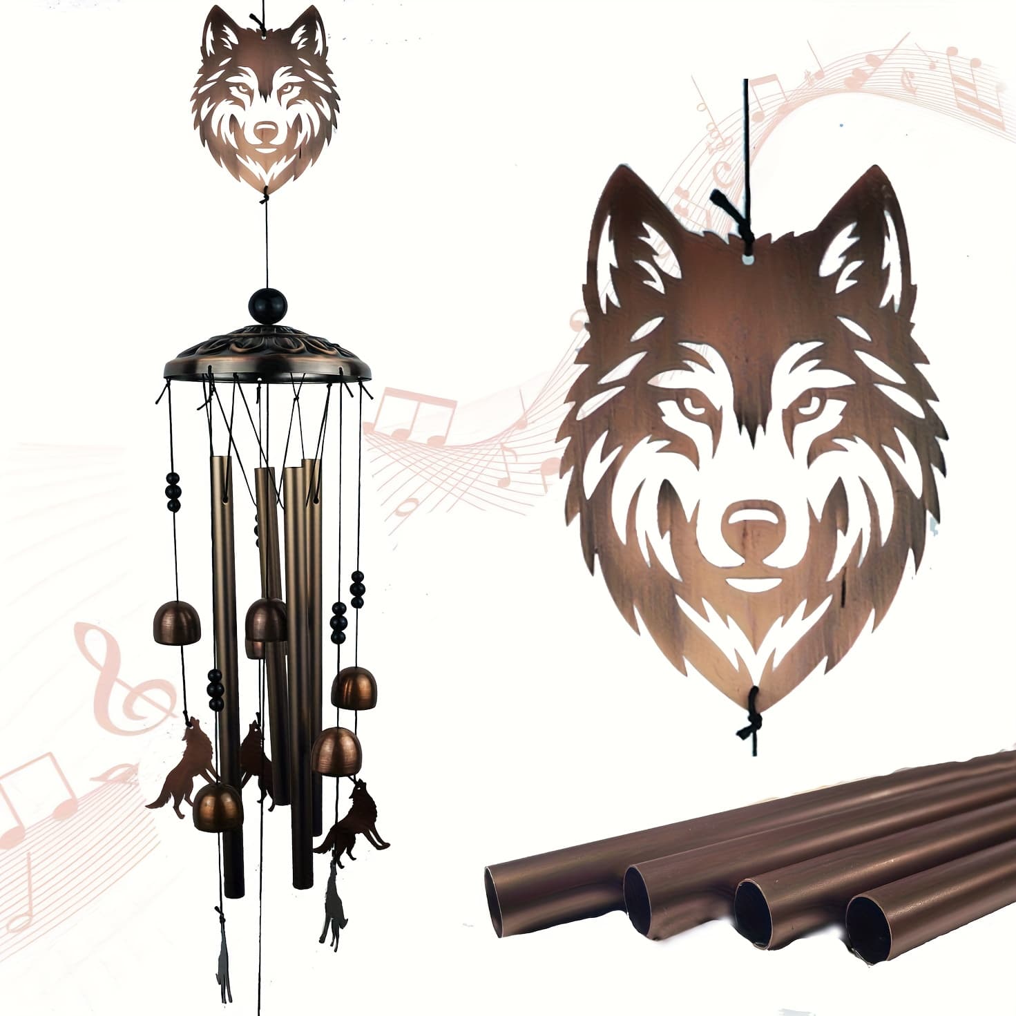 TEMU Chimes For Outside, For Women/men/sympathy Gift/memorial Gifts/birthday Festival Metal Windchimes Outdoors/indoors, Patio, Garden Decor, Home, Porch, Yard Decor