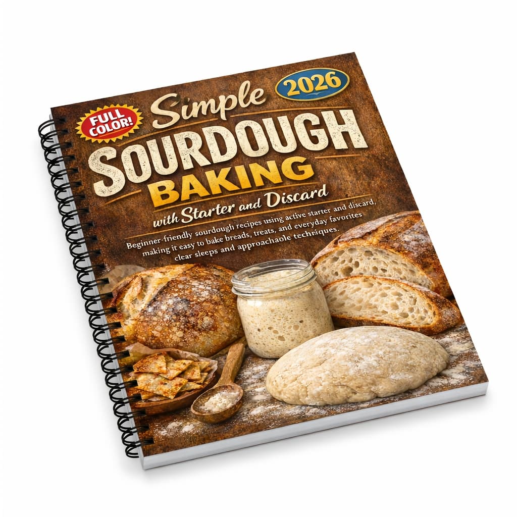 TEMU Sourdough Starter Cookbook For Beginners With Easy Recipes Using Active Starter And Discard