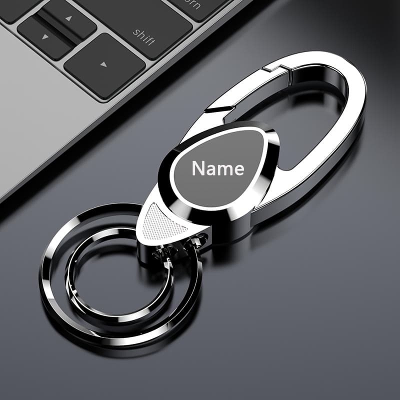 TEMU Customizable Sports Theme Keychain- Personalized Name/text, Durable Iron Alloy Material, Suitable For Men And Women, Perfect Gift For Christmas, Carnival, Or Campus Activities