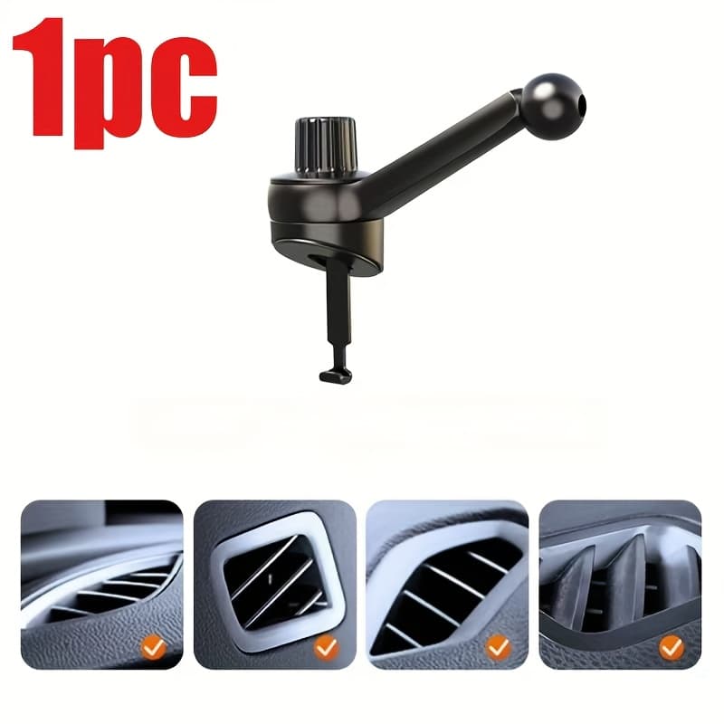 TEMU Newly Upgraded Phone For Air Vent, With A 17mm Ball Head. Does Not Block The Air Vent And Is Compatible With Most Phone Mount Accessories