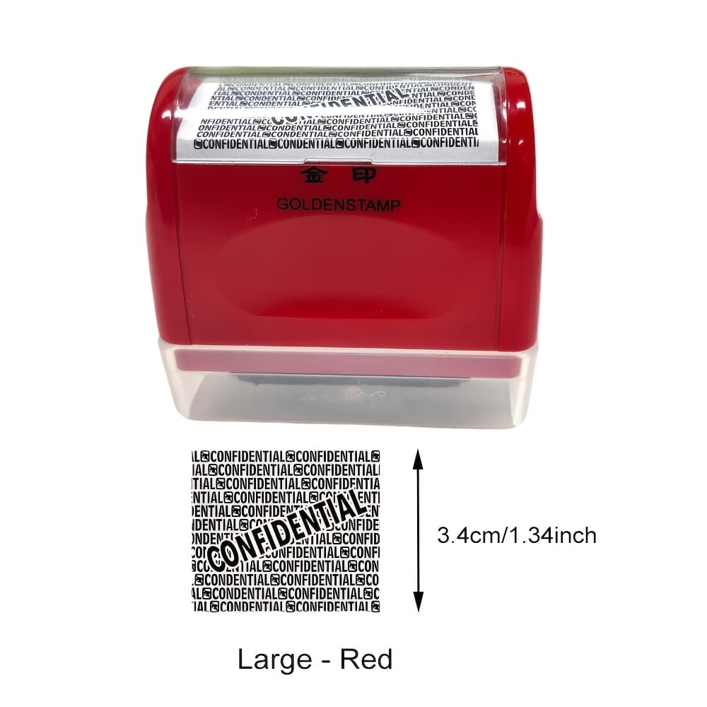 TEMU 1pc Privacy Roller Stamp - Theft Protection - Package Address Eraser - Confidential Document Blocker, 2 Sizes And Multi-colors