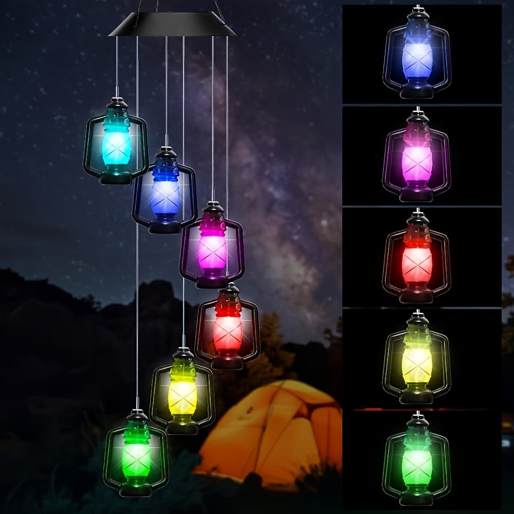 TEMU Outdoor Solar Light, Solar Pendant Light For Outdoor Led Decorations, Waterproof Outdoor Decorations For Patios, , Parties, Courtyards, Windows, And Gardens