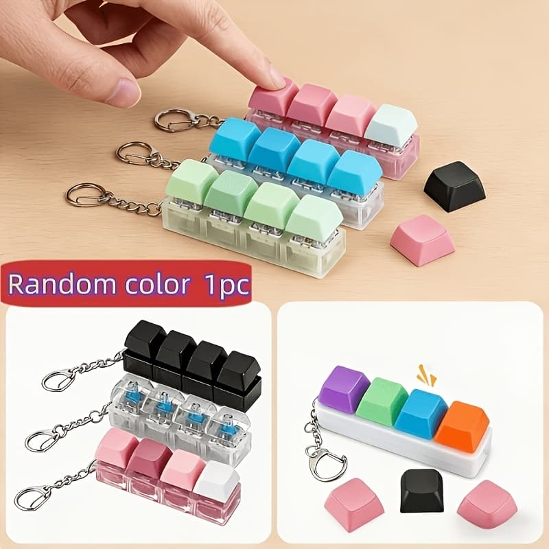TEMU Replacement Keycaps For , Random Color，collectibles For Keycap Enthusiasts, Keychain Pendants, Personalized Men's Keychains, Ideal Gifts For Adults, New Year's Gifts.