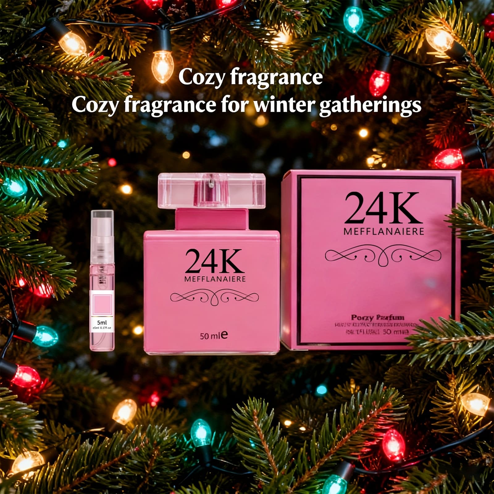 TEMU Women's Perfume, Portable Fragrance, Sweet Floral Scent, Perfect For , For Holiday Gifts.