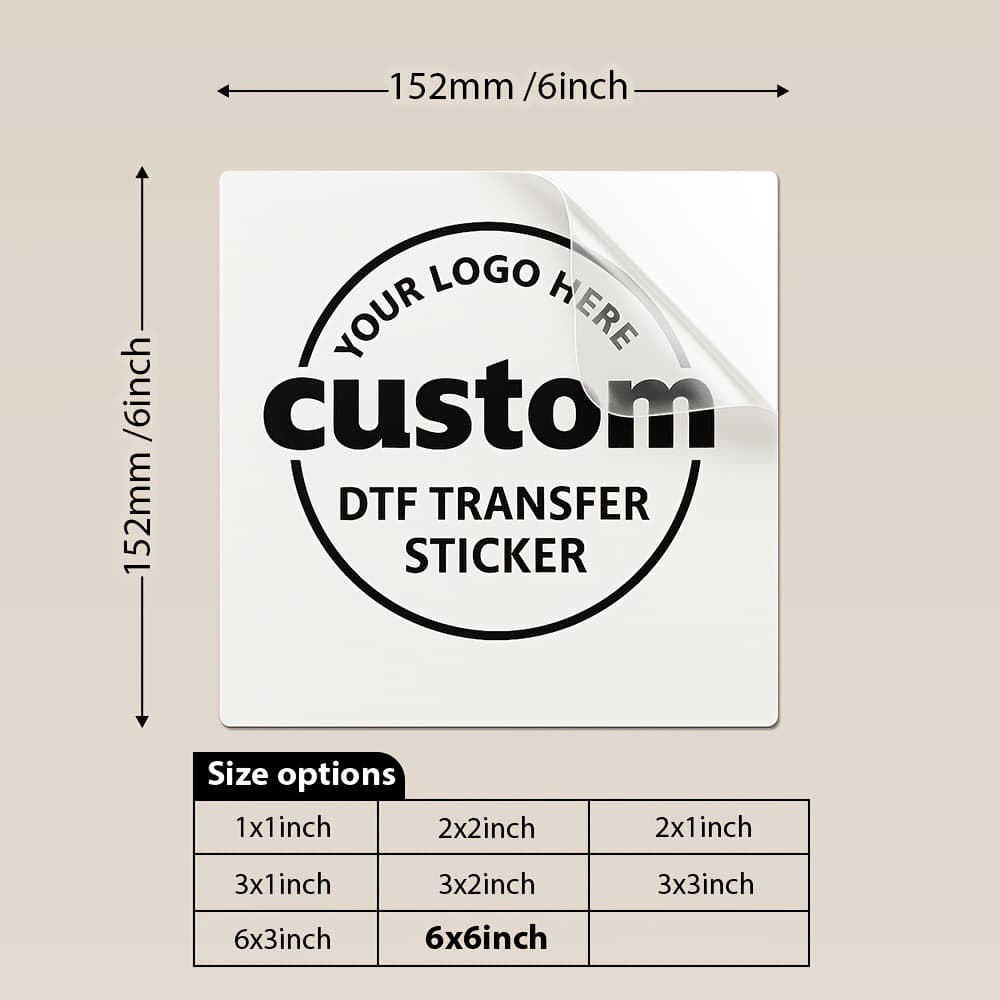 TEMU Dtf Custom Direct To Film Transfer Stickers, Personalized, & Durable Adhesive-backed Decals For Mugs, Tumblers, Metal, Crafts, , , No Heat Required