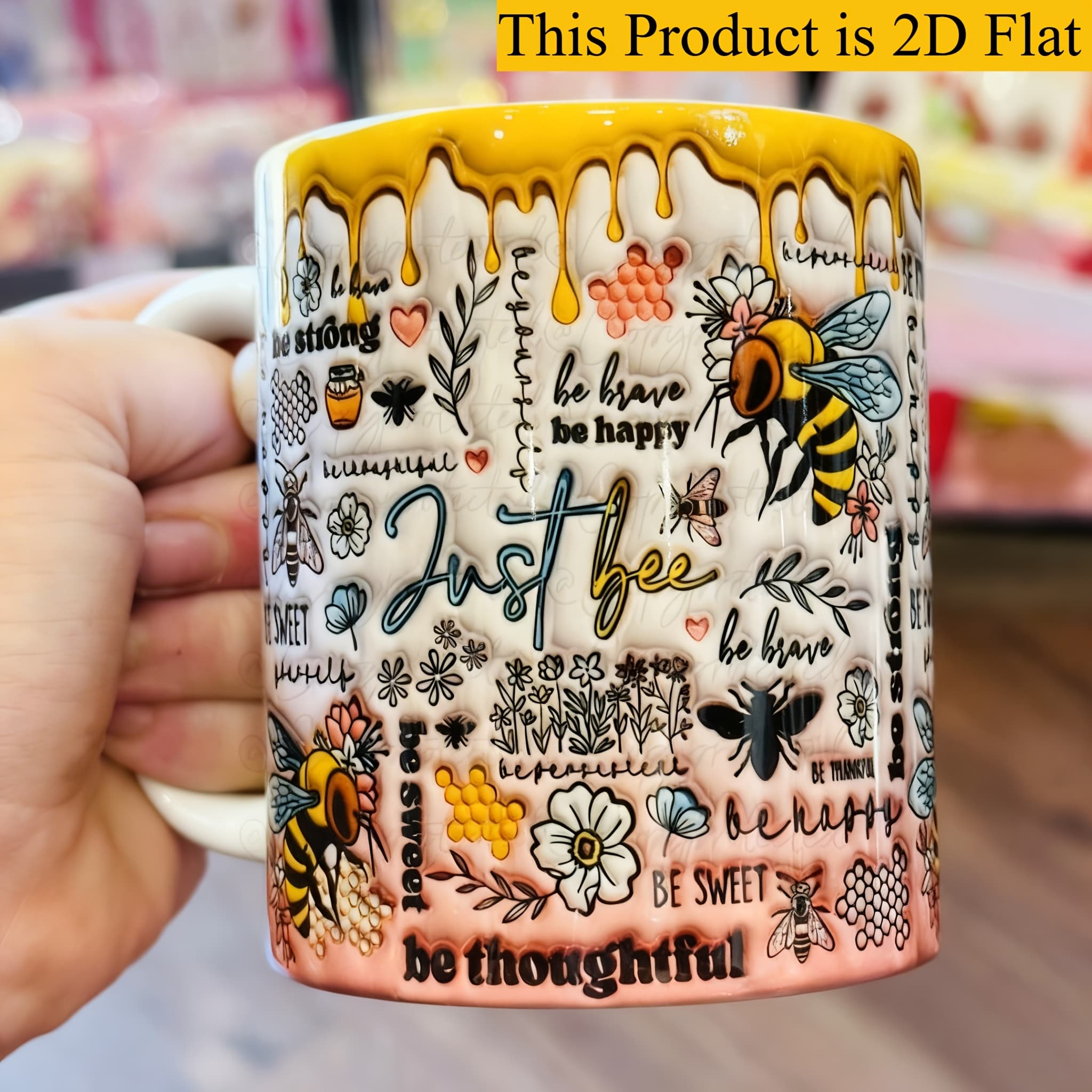 TEMU Positive Affirmations Mug, 2d Flat Print Mug, Inspirational Quote, Daily Affirmations, Coffee Cup, Work Colleague Leaving, Gift For Birthday, Mindfulness