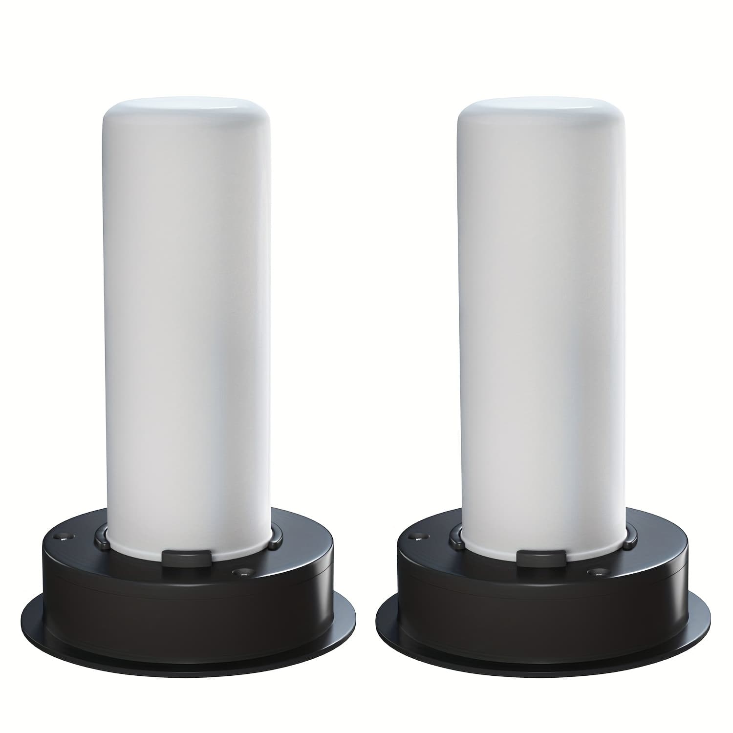 TEMU 2pcs Solar Light Replacement Top (3.35 Inch Top, 2.87 Inch Bottom), Replacement Solar Light Parts For Outdoor Hanging Lantern Table Lamp Garden Patio Decoration Flame Lighting Effectip44