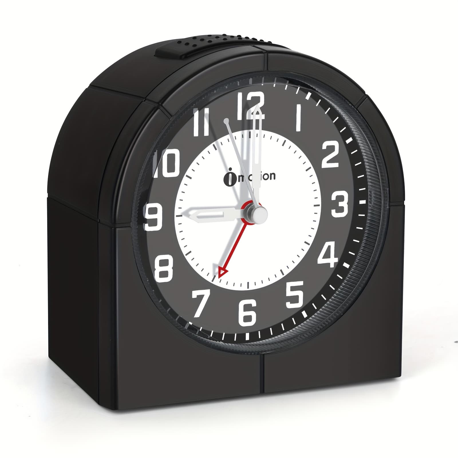 TEMU Alarm Clock, 4 Inch Super Silent Non Ticking Small Clock With Night Light, Usb And Battery Operated, , , For Bedroom, Bedside, Desk, Adult,, Gift,