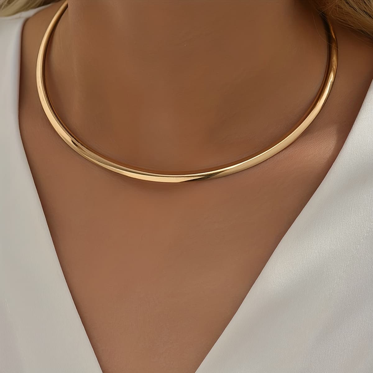 TEMU 1 Easy Collar Neck Ring Hip-hop Fashion Collar