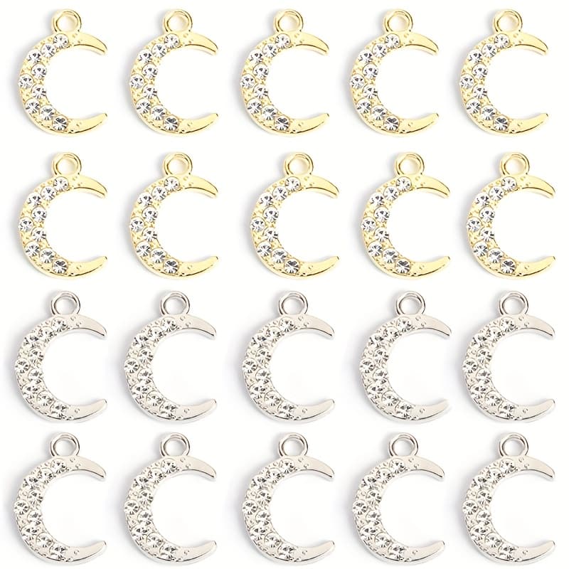 TEMU 20pcs Pendants - Ramadan Jewelry Charms, Alloy K/ Plated Charms Suitable For Diy Necklace, Bracelet, Earrings, Gift For Eld, Gift For Ramadan