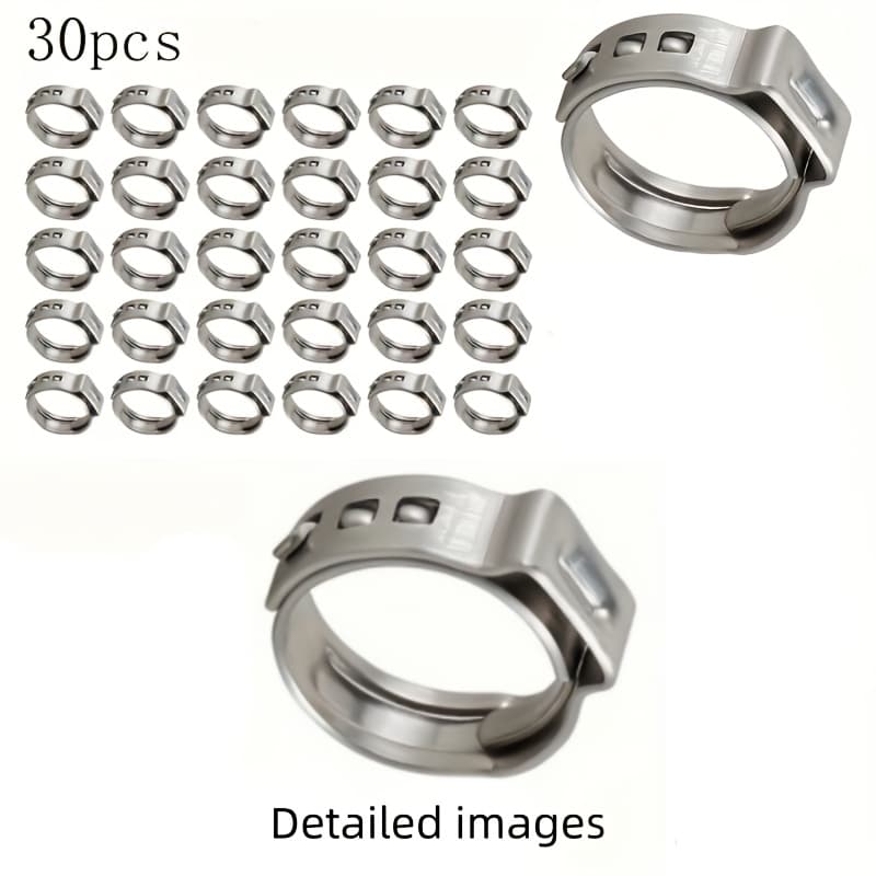TEMU 1/2 Inch 304 Stainless Steel Pex With Accessory Set For Connecting Pex Pipes, Plumbing Fittings, Systems, , Secure Connections, High Quality Fittings, Precision Engineering