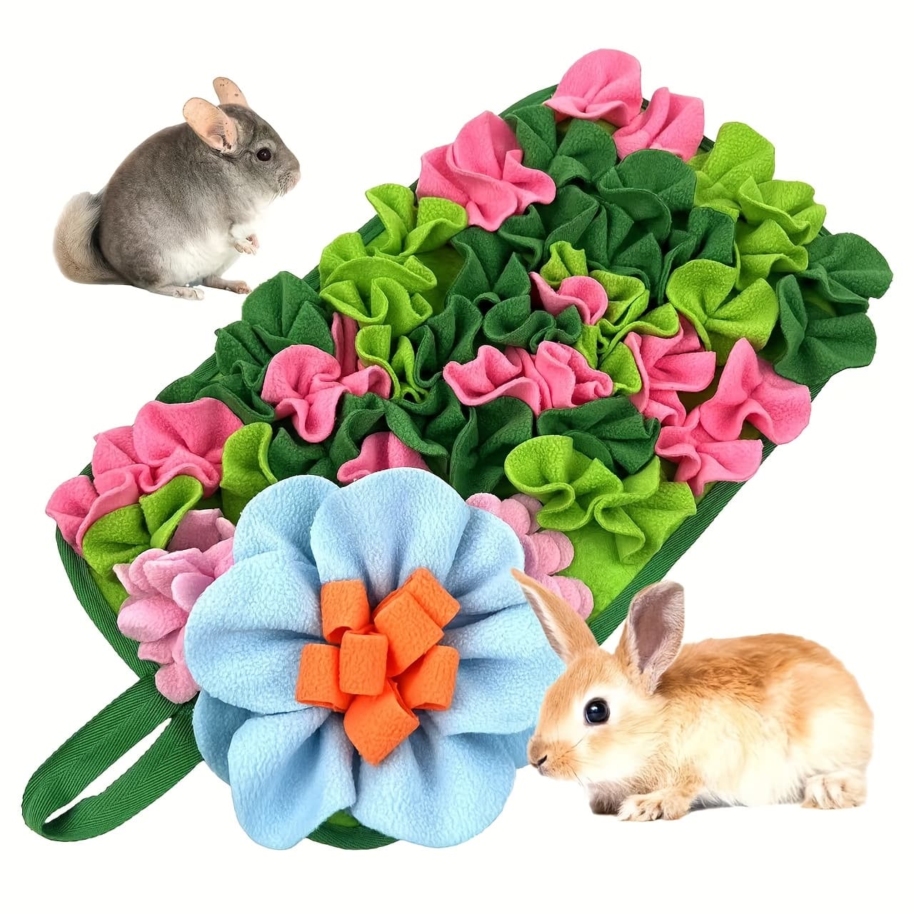 TEMU Pet Sniffing Mat, Small Pet Hamster And Rabbit Foraging Mat, Hamster Training And Hiding Food Mat, Small Pet Sniffing Mat, Cat Sniffing Mat