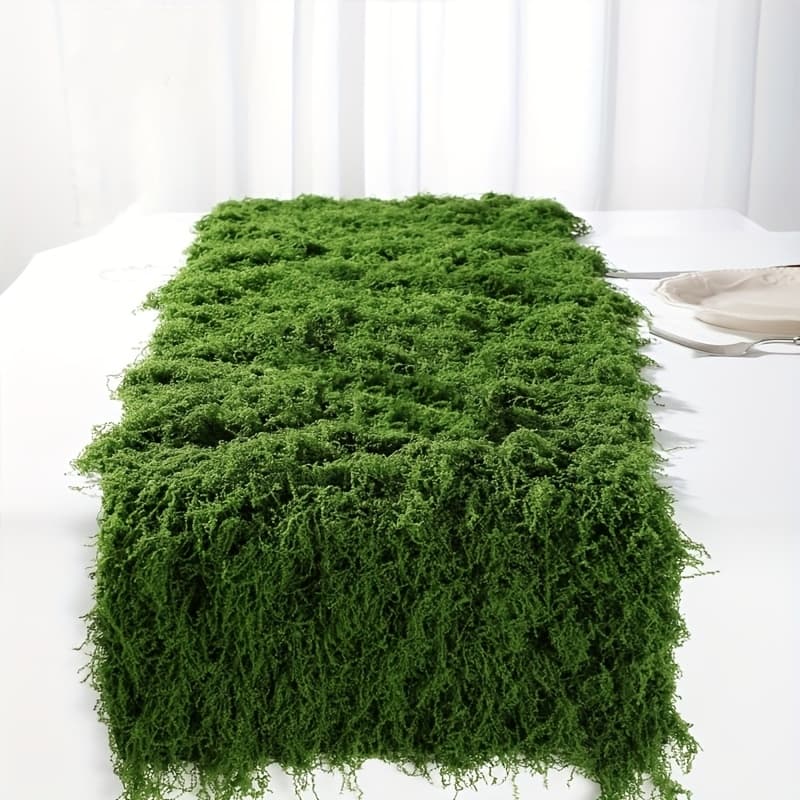 TEMU 100x200cm/ 39.37x78.74-inch Large Size Artificial Flower Moss, Suitable For Indoor And Outdoor Landscaping And Garden Decoration, Cut To Any Size