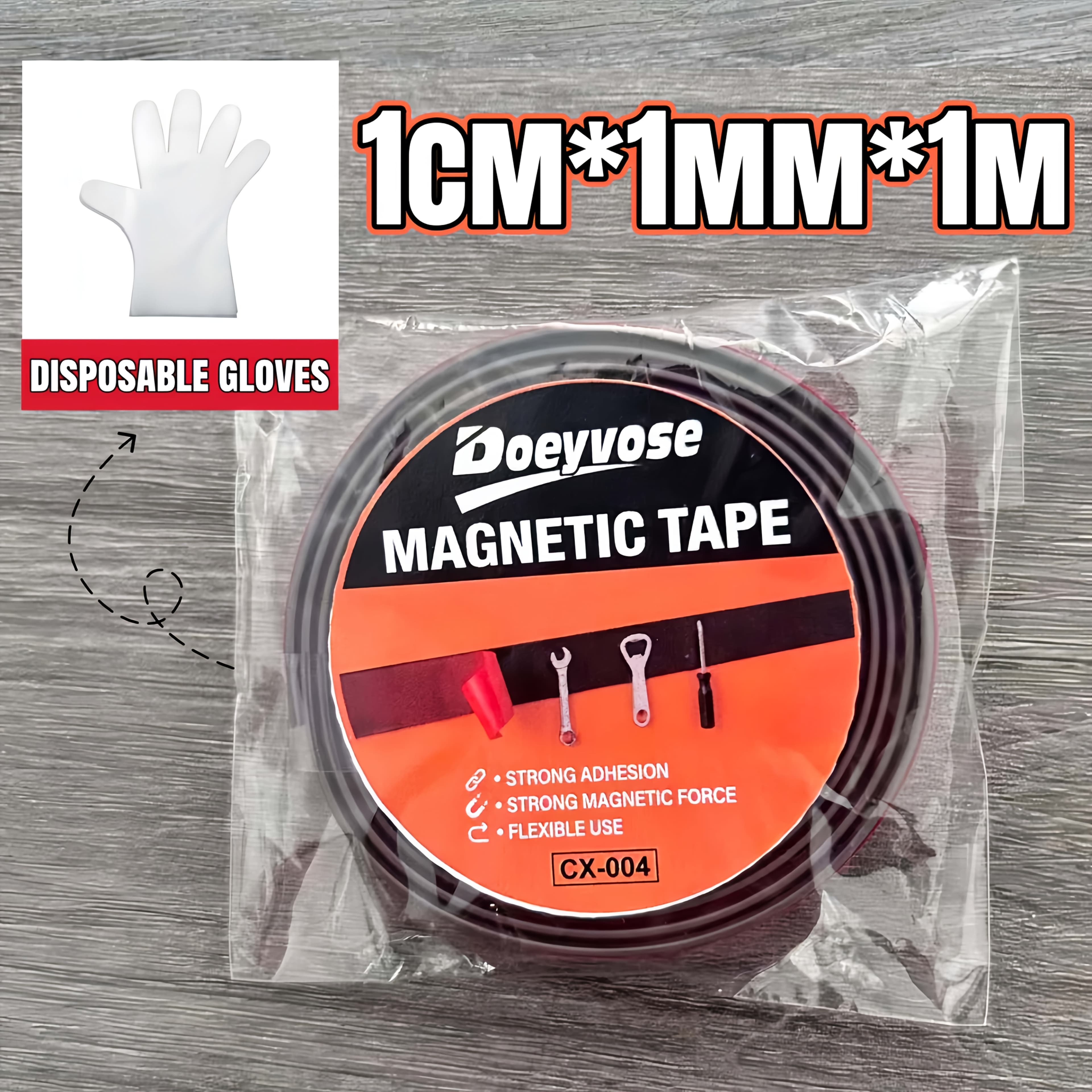TEMU [doeyvose] -high Strength Magnetic Fastening Tape-strong , Reliable Holding Power, No Drilling, No Nails, Damage-free Installation- For Home, Office And Industrial Use, For And Storage