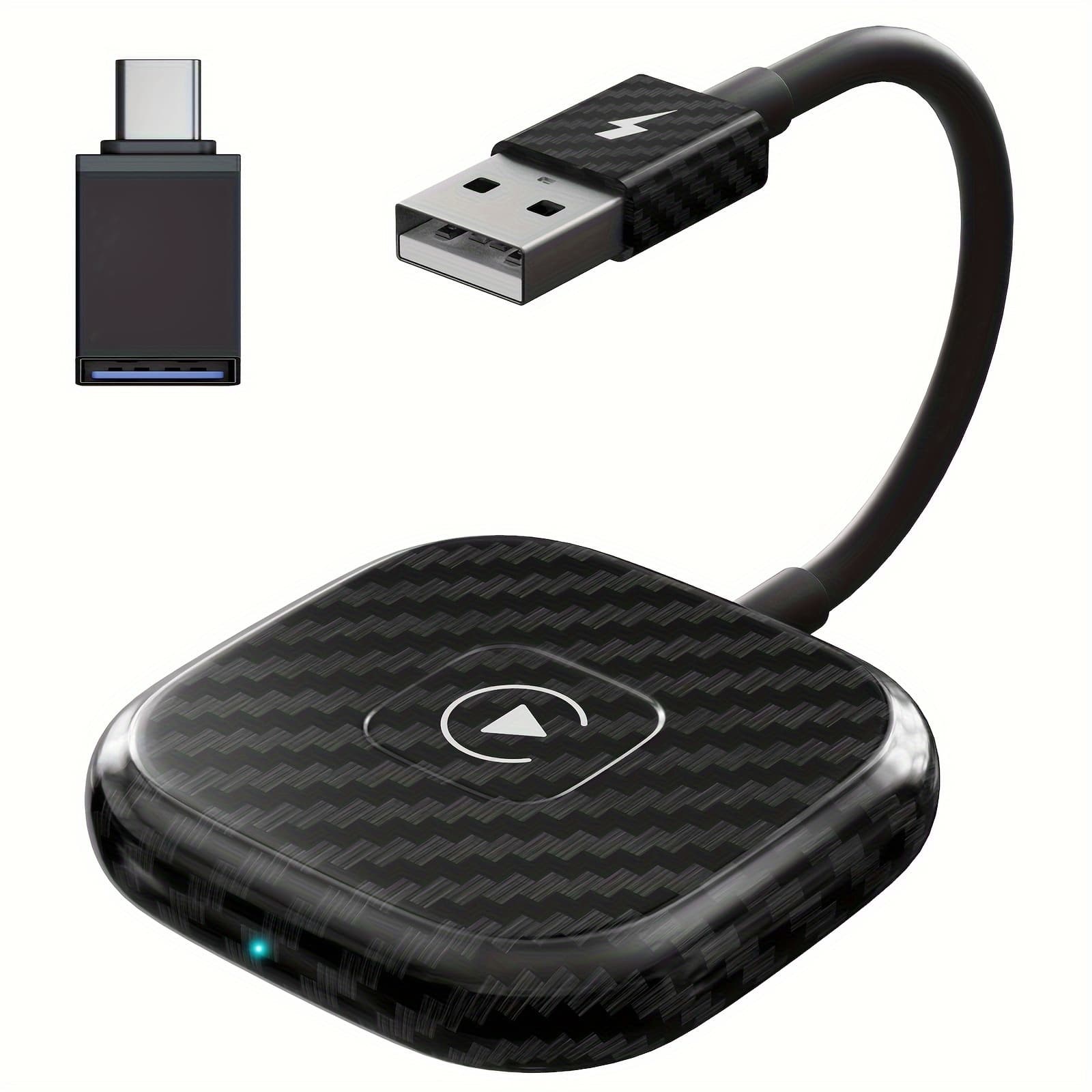 TEMU Adapter, Usb Dongle Converter For Factory Wired Carplay To Wireless, Support Online And Play