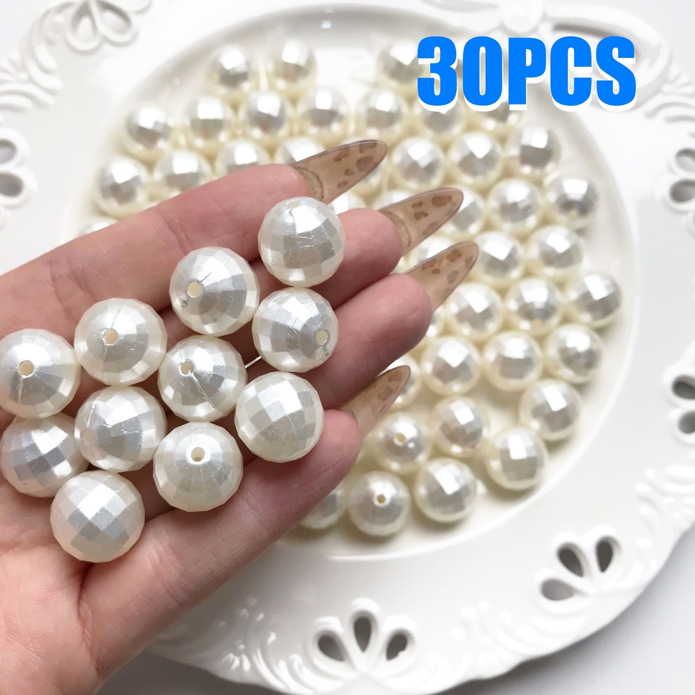 TEMU 30pcs/14mm Multi- Earth Beads, Round Spacer Beads For Jewelry Bracelet