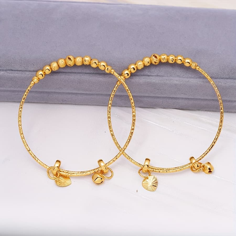TEMU 2pcs Summer Women's Fashion Handmade Beaded Stacked Bracelets Suitable For Daily Commuting And Travel