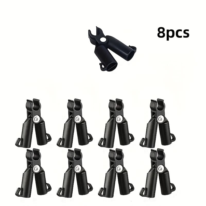 TEMU 8pcs Of Adjustable Plant Support Connectors, Suitable For Connecting Tomato, Cucumber, And Bean Vines, As Well Fence Post Clips, Gardening Additions