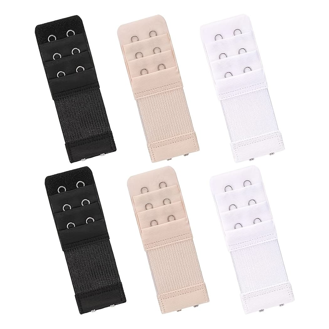 TEMU 6pcs Women's Bra Extenders /3 Hooks Bra Extension