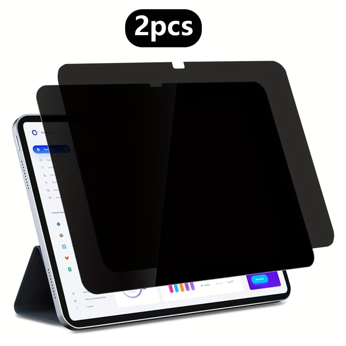 TEMU 2pcs Suitable For Ipad 10th Generation Tablet Tempered Glass Film, Privacy Protection Film, Ipad 11th Generation 2025 A16 High-definition Tempered Film
