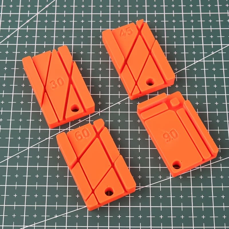 TEMU Set Of 4 Plastic Angle Aids | Designed For Of 30°, 45°, 60°, And 90°, Perfect For Model , From Polyethylene Terephthalate (pet) Material