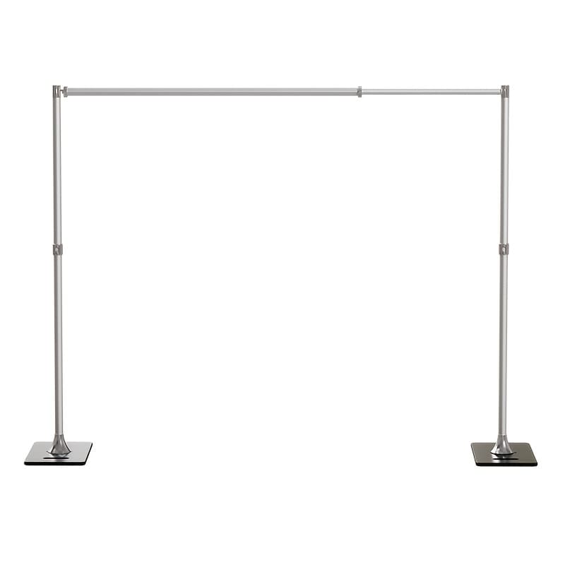 TEMU 9.2 X 9.2ft Heavy Duty Backdrop Stand Kit, Adjustable Pipe And Drape For Wedding, Party, Christmas, Birthday Decorations