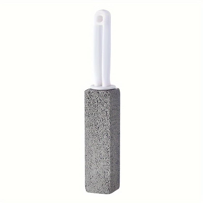 TEMU 1pc Pumice Stone - Effectively Erases Limescale Stains, Hard Water Rings, , And Rust - Ideal For Toilet Bowl Cleaning, Tile, Bath, And Kitchen With Ergonomic Handle