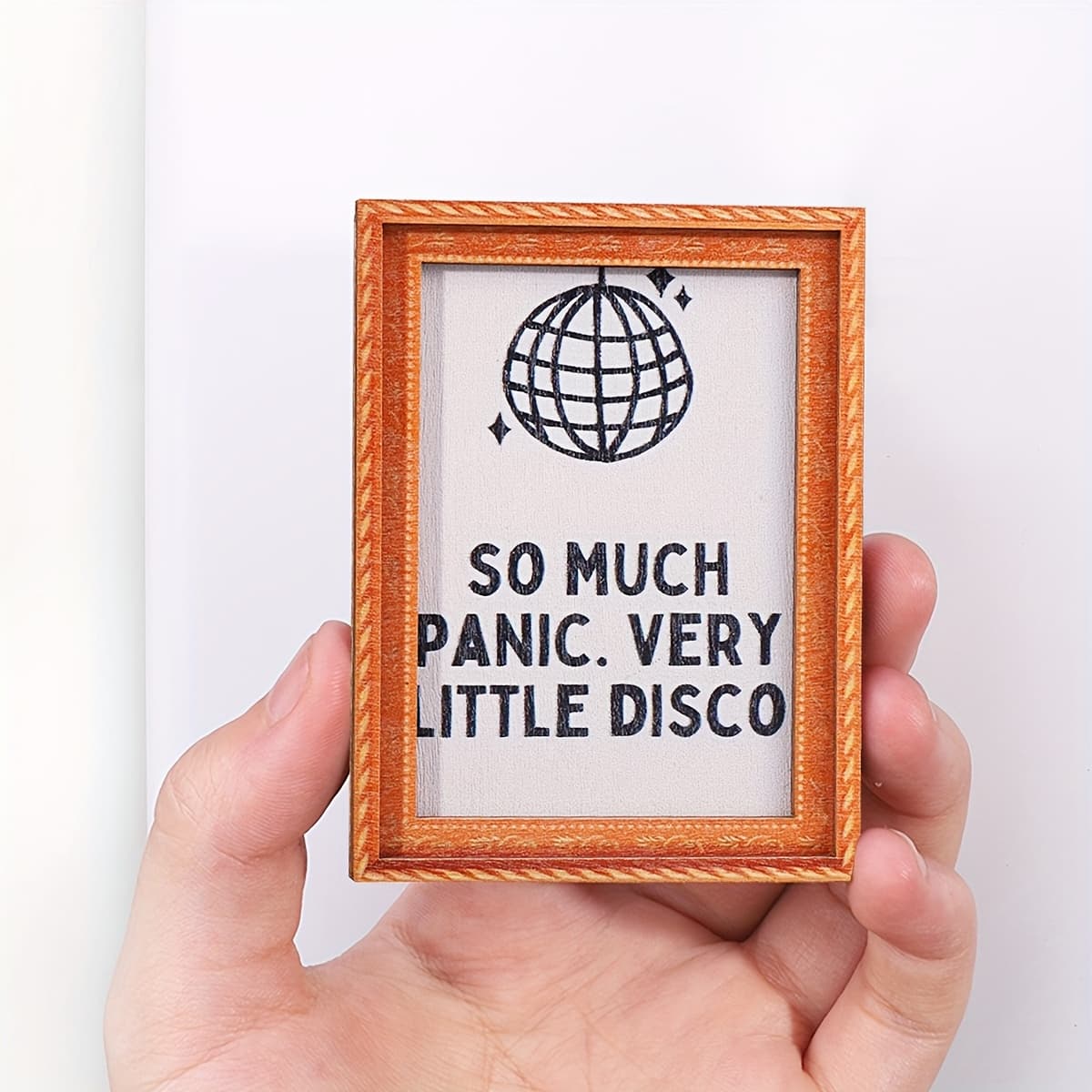 TEMU A Refrigerator Magnet In Of A Disco Ball Frame, Perfect For Decorating Your Home Or Office, And A Holiday Gift