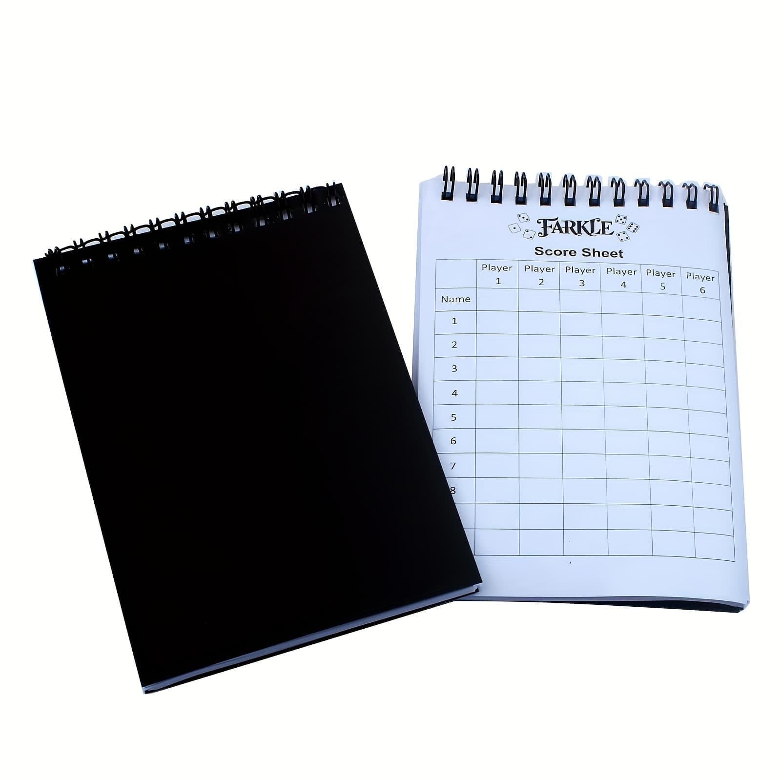 TEMU 2 Sets Scoresheets For Farkle Dice Game, For , A6 40 Pages Set, Perfect For Travel