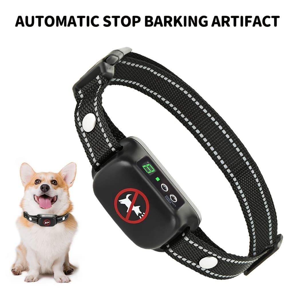 TEMU Dog Anti-bark Collar, Automatic Induction No Barking Training Collar With 3 , And Bark Control Device For Small, Medium And Large Dogs, Pet Training Must-have