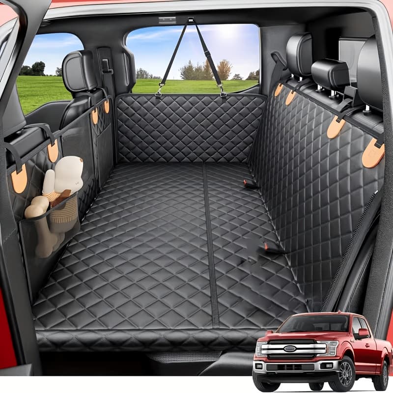 TEMU Dog Backseat Expander -large Space, Dog Car Seat Cover Hard Bottom Canaccommodate 400 , Sturdy Dog Backseat Expander, Dog Hammockcar Dog Lathe, Suv, Truck