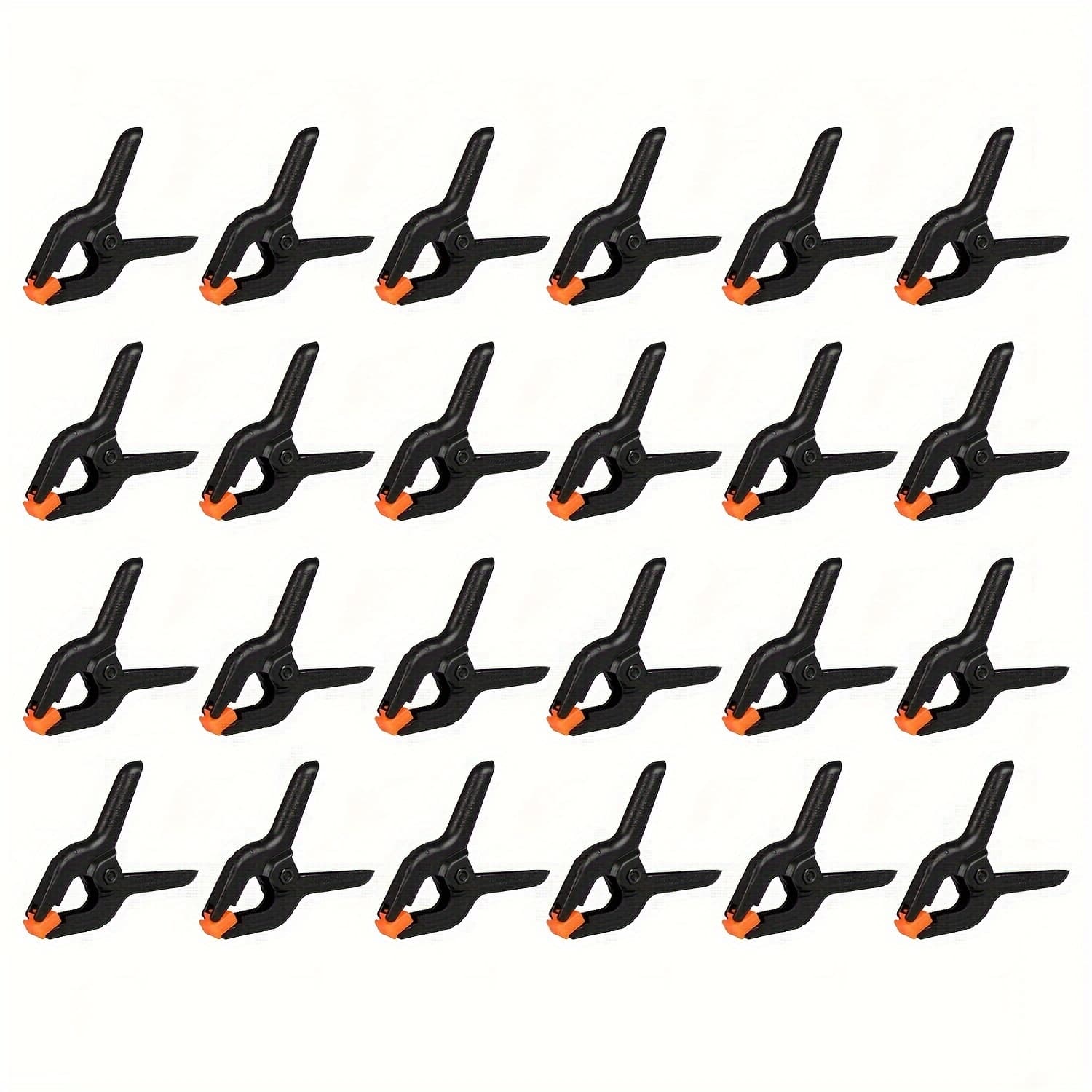 TEMU 24/48pcs 2.5 Inch Clamps, Professional Plastic Small Spring Clamps Heavy Duty For Crafts And Backdrop Clips Clamps For Backdrop Stand, Photography, Home Improvement