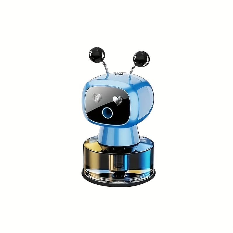 TEMU Robot Smart Car Air Freshener, Usb Charging Design, Automatic Fragrance Spraying When The Car And Stops, Ai In Fun, 4 Levels Of Fragrance Concentration Adjusted At Will, Ideal Car Decoration,