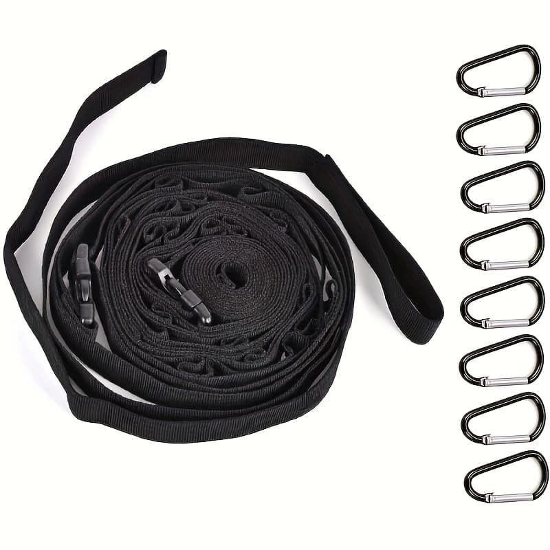 TEMU Outdoor Camping Multifunctional Hanging Rope Tent Storage Clothesline Straps For Campsite Storage And Outdoor Gear, Clotheslines
