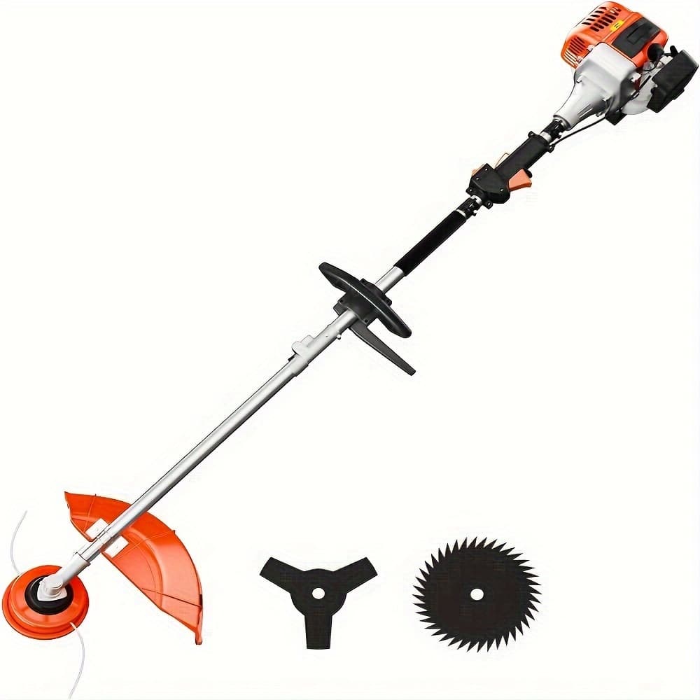TEMU Gas Powered 36cc 2-stroke Gas Weed 3in 1 Gas String Trimmer Brush Cutter Grass Weed Trimmer