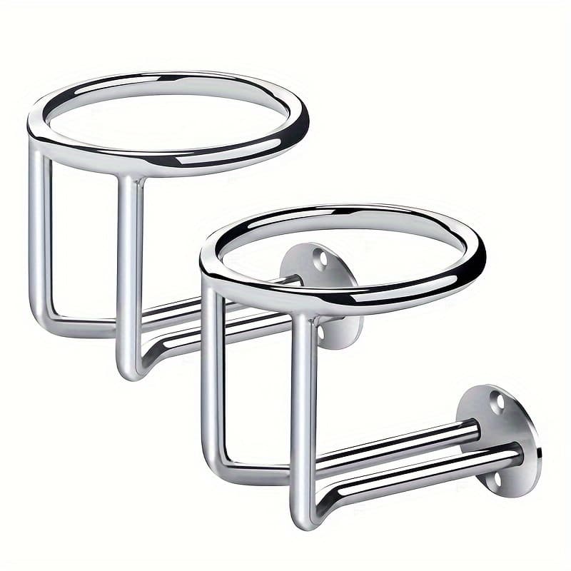 TEMU A Set Of 2 Stainless Steel Drink Holders Designed For Marine Yachts