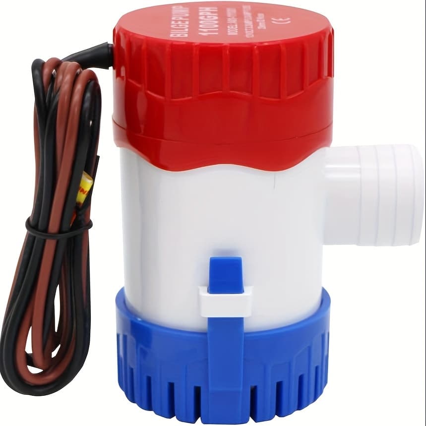 TEMU 1100gph 12v Electric Bilge Bump, Electric Bilge Pump, Submersible Boat Bilge Pump Used For Yachts, Rvs, Pools